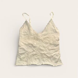 Altar’d State Cream Lace Women's Top